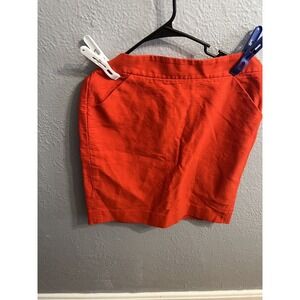 J Crew Redish  Pencil Skirt Women's Size 10